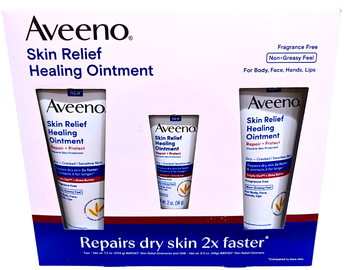 Aveeno Skin Relief Healing Body Ointment Repairs + Protect EXP 09