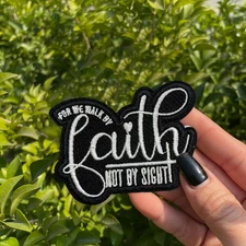 3 Inches Religious Jesus Bible Iron On/Sew on Embroidery Fabric Applique Patch f