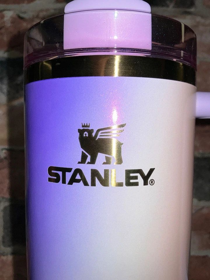 Stanley Wicked Glinda for Good 30oz SS H2.0 Flowstate Quencher Ombre Shimmer 💜 - Image 4 of 4