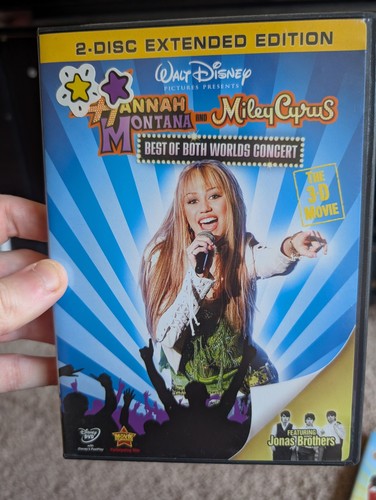 Hannah Montana & Miley Cyrus: Best of Both Worlds Concert DVD, 2008, 2-Disc Set - Picture 1 of 4