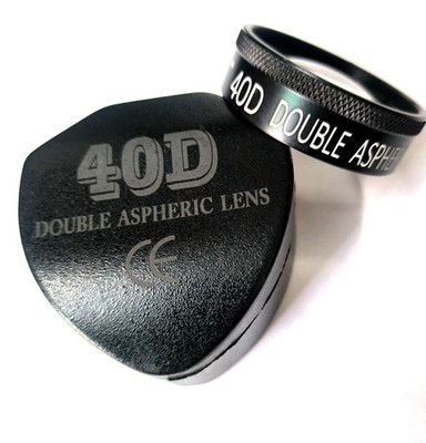 40D Double Aspheric Lens Eye Exam Slit Lamp Ophthalmology Device With Box