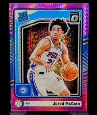 2024-25 Panini Donruss Optic Rated Pink Hyper Prizm Jared McCain #270 Rookie RC