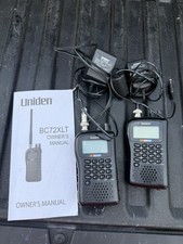 Uniden NASCAR Edition Handheld 100 Channel Radio Scanner BC72XL- Lot Of 2
