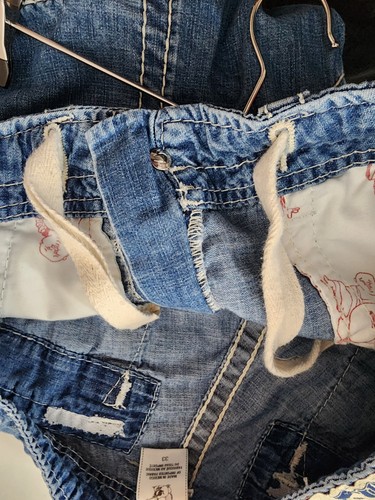 Y2k True Religion Cargo Shorts Size 33 - Picture 6 of 7