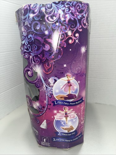 Flutterbuy Fairy by SPIN MASTER - Used - Red Hair - Purple Dress and Wings W Box - Picture 3 of 6
