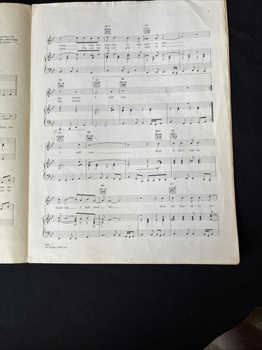 Partituras de Elvis Elvis Presley She Thinks I Still Care 1977 raras - Imagen 4 de 5