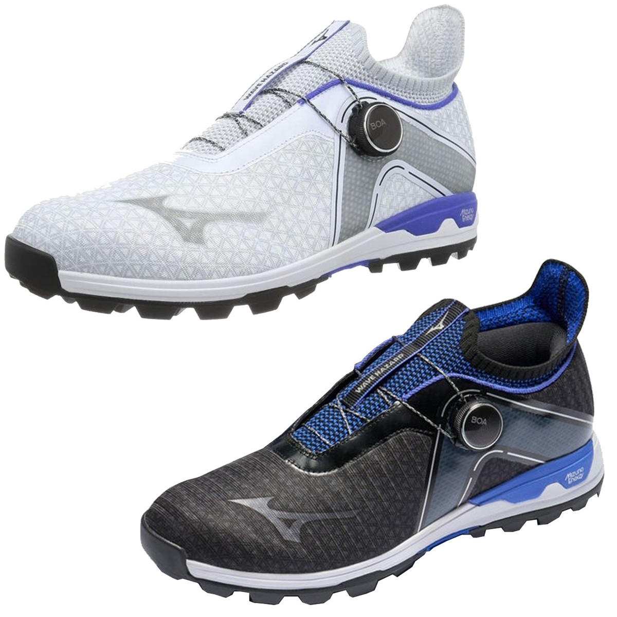 2025 Mizuno Mens Wave Hazard BOA Golf Shoes Spikeless