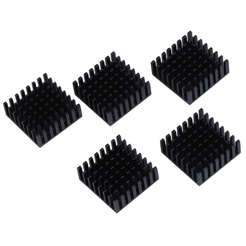 5pcs 25*25*10mm Aluminum Cooler Radiator Electronic Chip Heats&ID _wa - Photo 5/7