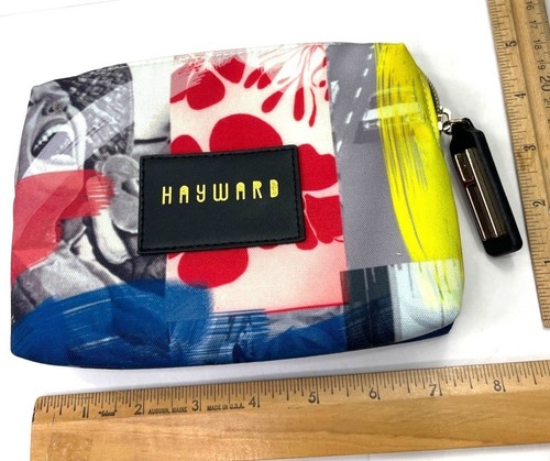 Hayward Zipper Toiletry Makeup Travel Bag Pouch 7x6 80e