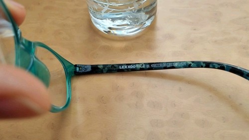 Damenbrille mit Sehstärke mint/schwarz Lexxoo Kunststoff Wie Neu - Bild 3 von 6
