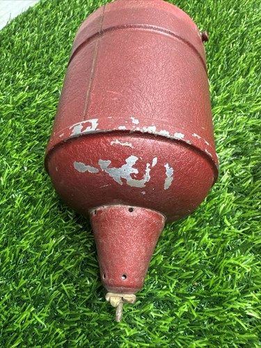 Vintage Red Comet Ceiling Mount Metal Fire Extinguisher Housing (EMPTY) - Picture 9 of 11