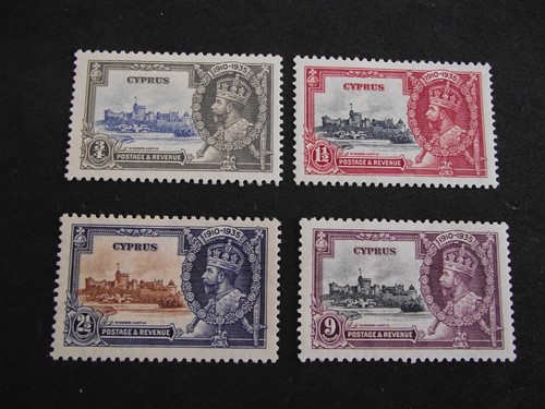 Zypern 1935 König Georg V Silber Jubiläum. MH Set.
