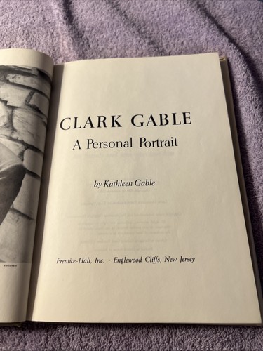 Clark Gable: A Personal Portrait Hardcover Book Preowned FREE SHIPPING - Picture 5 of 19