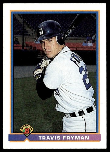 1991 Bowman Travis Fryman Detroit Tigers #145 - Picture 1 of 2