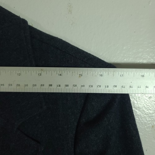 Blazer corto Pendleton de colección de lana virgen recortado para mujer talla 10 gris carbón EE. UU. USADO EN EXCELENTE ESTADO - Imagen 10 de 19