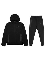 Nike Tech Fleece Full-Zip Hoodie  Joggers Set Black-Gray M, XL Same Day Ship  