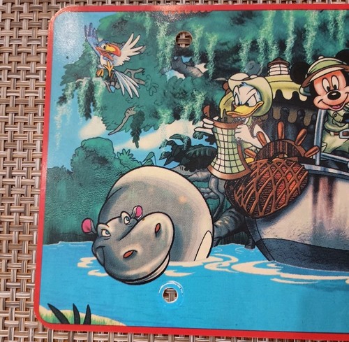 Targa Walt Disney World Magic Kingdom barca della giungla Topolino plastica - Foto 4 di 8