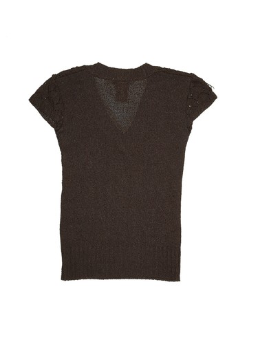 Spunky Girls Brown Sweater Vest 16 - Picture 2 of 2