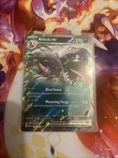 Arbok EX Holo Pokemon Card 024/165 Scarlet & Violet 151 Series