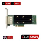 NEW Broadcom 9400-16e 16 Port SAS-3 12Gb/s PCIe 3.1 x8 Tri-Mode HBA High and Low