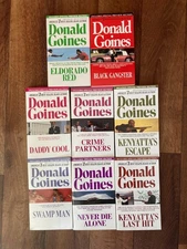 Lot of 8 Donald Goines Paperbacks – Holloway House