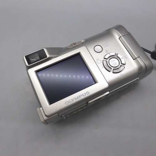 Olympus Digital Camera Camedia C-310 Zoom 3.2MP Silver Tested - Picture 6 of 8