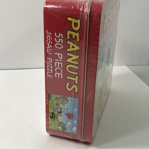 PEANUTS Kite Flying 550 Piece Collector's Puzzle in Tin NEW Sealed in Shrink - Picture 4 of 6