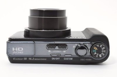 SONY DSC-HX9V Black 16.2 MP 16x optical zoom Compact Digital