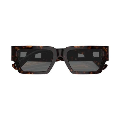 Versace Womens Havana Rectangle Sunglasses Dark Grey Lens 54mm VE4459F 108/87 - Picture 4 of 5
