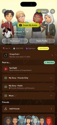 4 Million Snapscore Account for Sale In The US with public profile attached