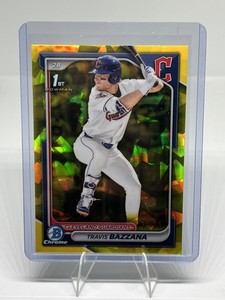 2024 Bowman Draft Chrome Sapphire #BDC-1 Travis Bazzana Yellow /75