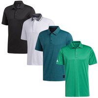 adidas Golf Mens Polo Shirts, Performance Stretch, White, Green or Black, NEW