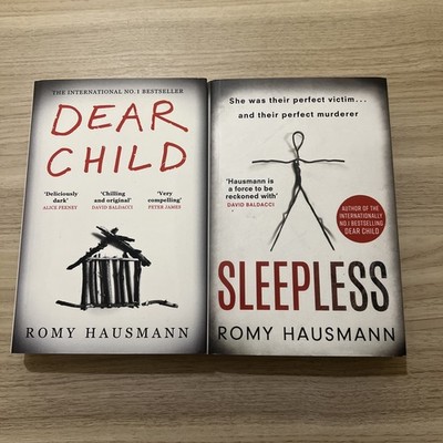 SIGNED MATCHING # Romy Hausmann Sleepless & Dear Child Limited Thriller Set