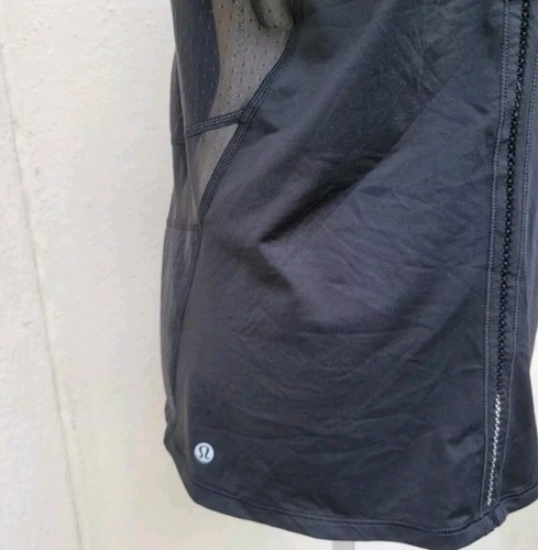 Lululemon Embodiment Tank Top Light Luxtreme Mesh Panels Black Women’s 6 - Picture 4 of 4