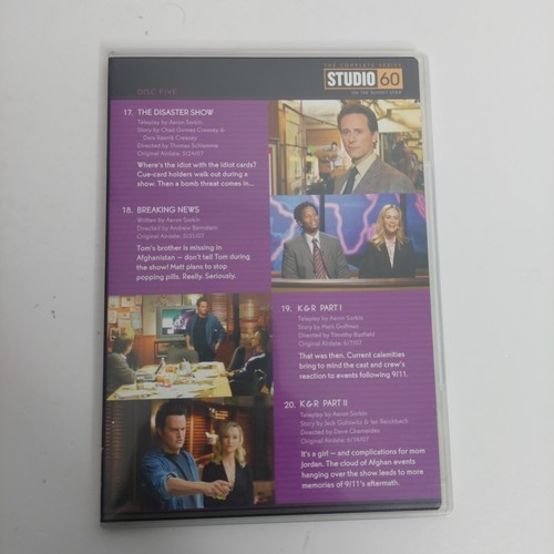 Studio 60 On The Sunset Strip the Complete Series DVD Region 1 - Foto 10 di 11