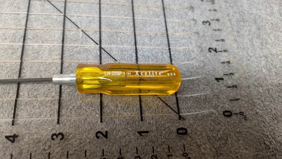 Xcelite LN22BP Recessed Ball End Screwdriver, 5/64" x 4", Allen Hex Shank  - Image 4 of 4
