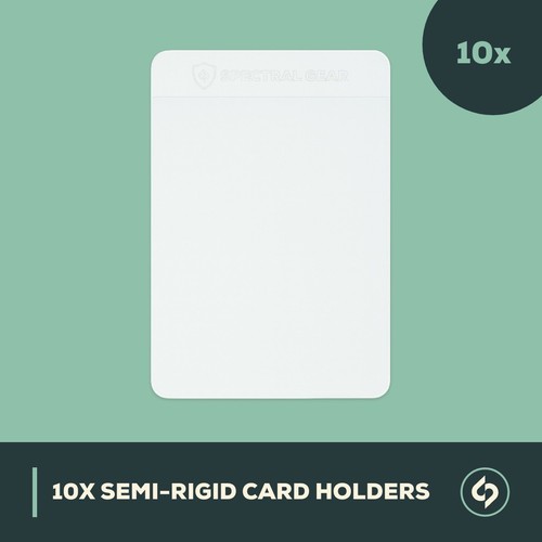 10x SPECTRAL GEAR Semi-Rigid Card Holder TCG Grading Size Card Saver Submission - Bild 1 von 3