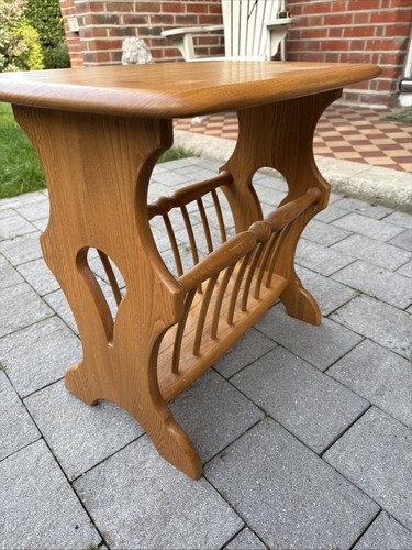 Ercol Chaucer Side Table Magazine Rack *DELIVERY AVAILABLE* - Picture 7 of 11