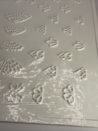 Celshapes Celcakes Vintage Sugar Mold Mould Lot Cake Topper NOS Lattice Lacework - Picture 17 of 18