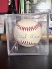 Hank Aaron Autographed Baseball