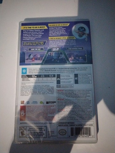 Pj Masks Heroes of The Night - Nintendo Switch Video Game New Sealed - Picture 2 of 2