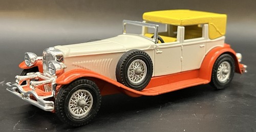Matchbox Very Rare Y4 Duesenberg J - White/Red/Yellow - Code 3 - Yesteryear