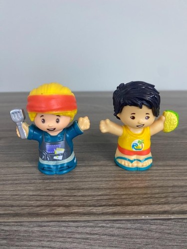 Fisher Price Little People Taco Truck Figures Koby Chef Girl