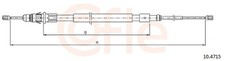 Bremsseil Seilzug Feststellbremse COFLE 10.4715 für CITROËN C3 1 Pluriel 16V HDi