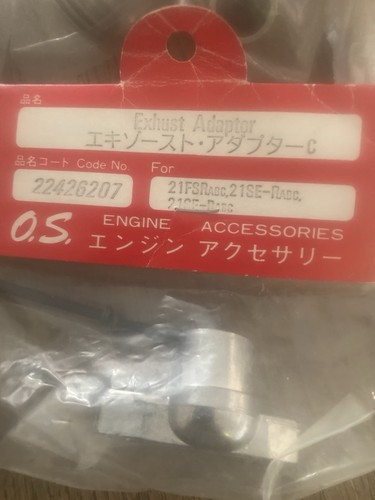 O.S MAX 15RX VINTAGE ENGINE & MANIFOLD & TUNED SILENCER 1/8 TGX TGR TG10R TG10 - Picture 3 of 7