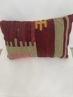 Kilim Vintage Pillow 23” x 13” Made From Anatolian Kilim Zipper (unused Cond.)