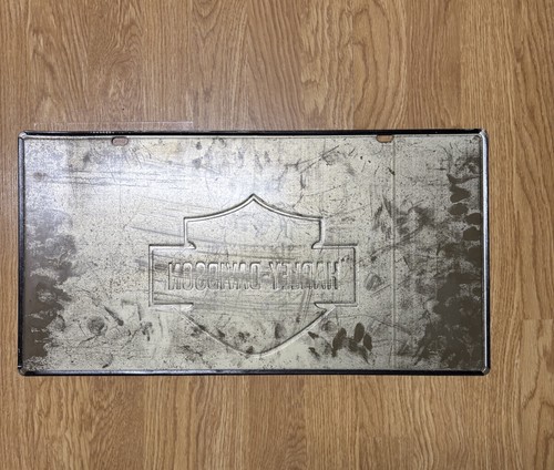 2003 Harley Davidson Emblem geprägtes Blechschild Schild Motorrad 22”x 11,5” - Bild 7 von 8