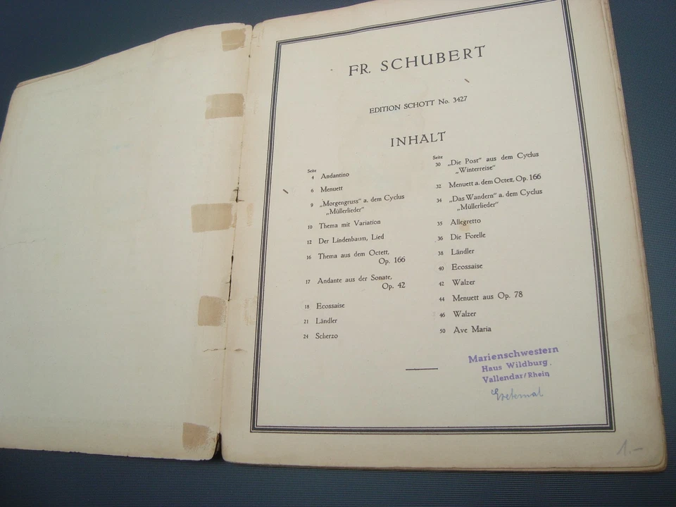 Klassische Klavier Notenschule: Leichte Klassiker Schule- Schott-  Antiquarisch - Bild 2 von 4