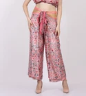 Women Casual Thai Fisherman Pant Printed Wrap sari Pants Mix Wholesale Lot 3pcs