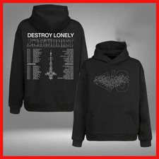 SALE 30 Destroy Lonely Antagonist 2.0 Tour Merch Two Sided Hoodie Reprint